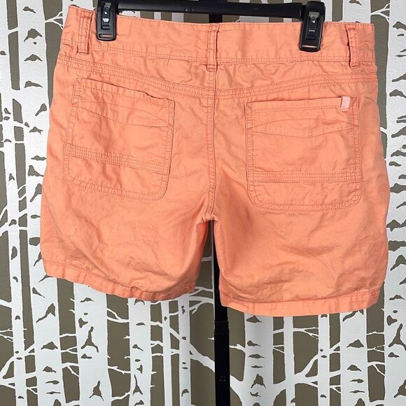 Tangerine Orange Roll Tab Shorts 11 - Picture 3 of 8